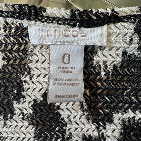 Chico's Leopard Print Open Front Summer Cardigan - Picture 5 of 6